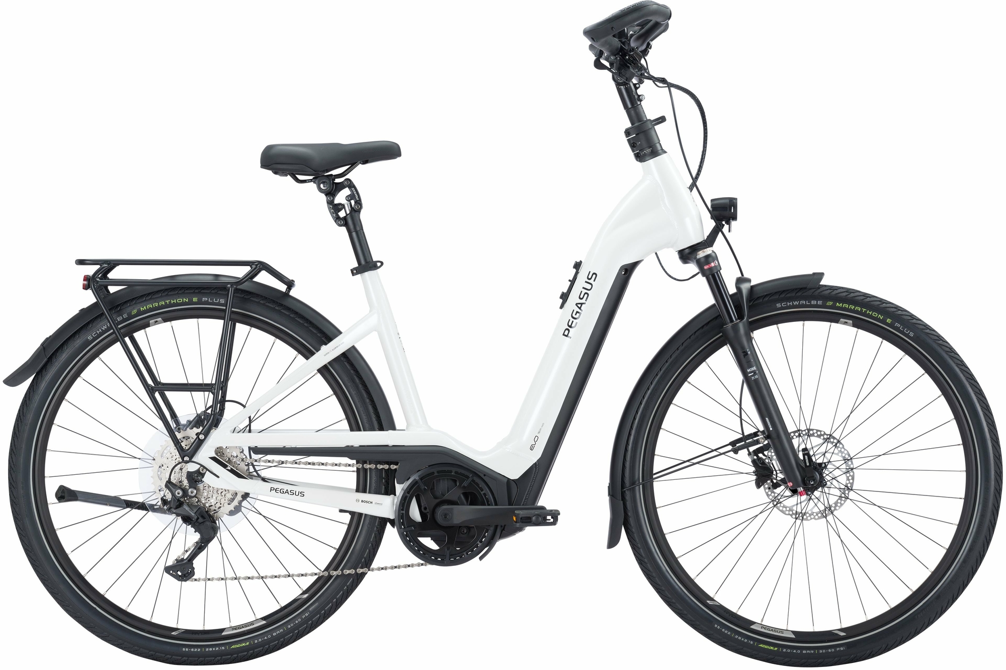 Pegasus Premio Evo 10 Lite COMFORT (625 Wh), 10 Gang Kettenschaltung, Damenfahrrad, Wave, Modell 2024, 28 Zoll