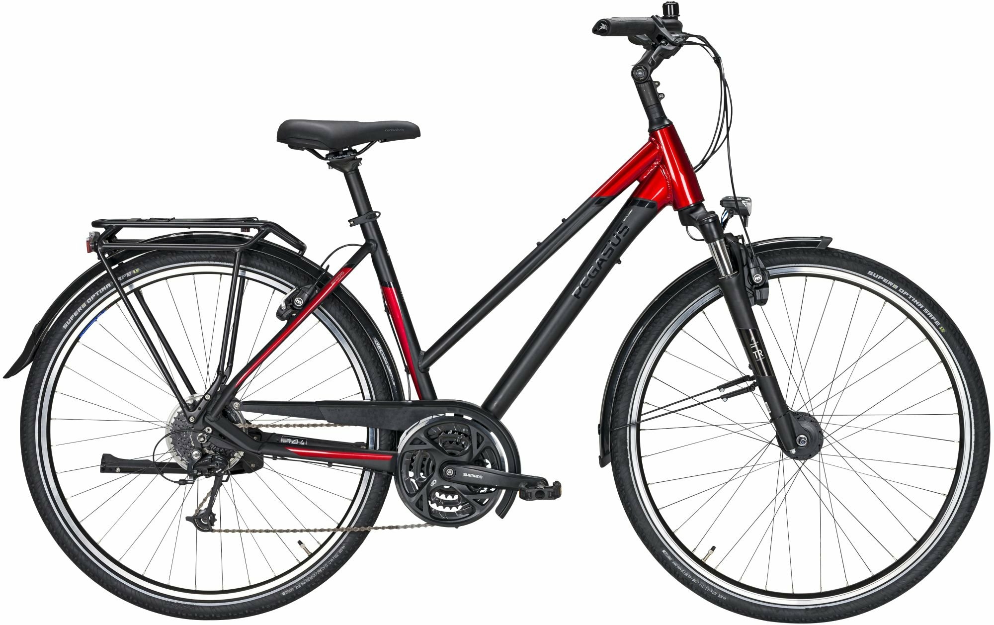 Pegasus Premio SL HS-i 27, 9 Gang Kettenschaltung, Damenfahrrad, Trapez, Modell 2021, 28 Zoll